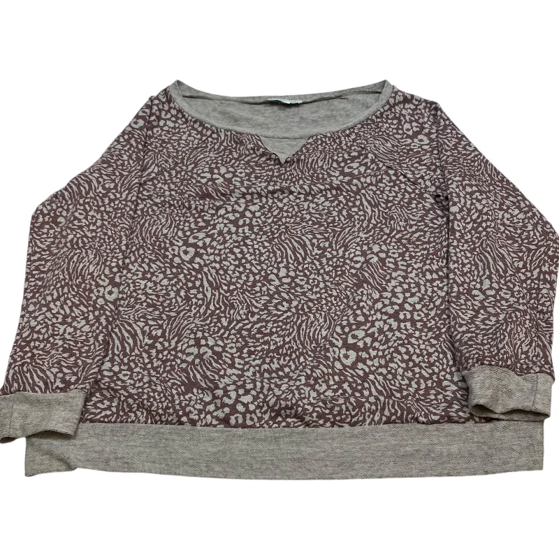 Shop and Save Top Long Sleeve By Grace & Lace In Red, Size: L