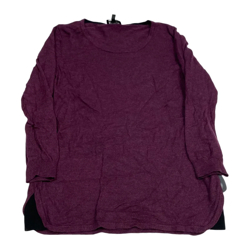 Limited Stock Top Long Sleeve By Limited In Purple, Size: S