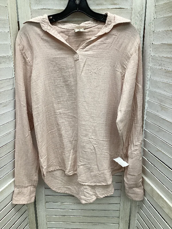 Now or Never Top Long Sleeve By Magellan In Pink, Size: M