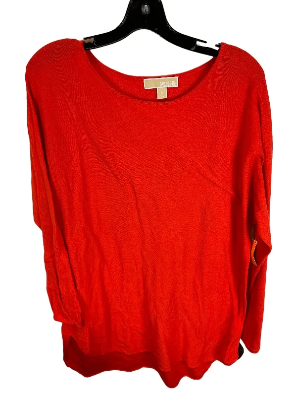 Extra Discounts Top Long Sleeve By Michael By Michael Kors In Orange, Size: Xl