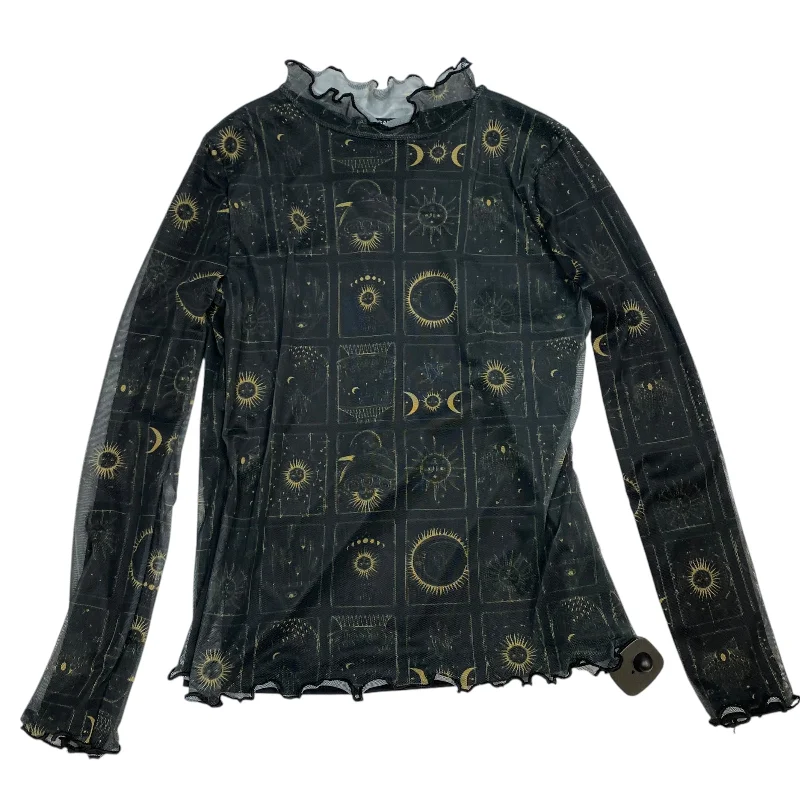 Bonus Savings Top Long Sleeve By Nasty Gal In Black, Size: M