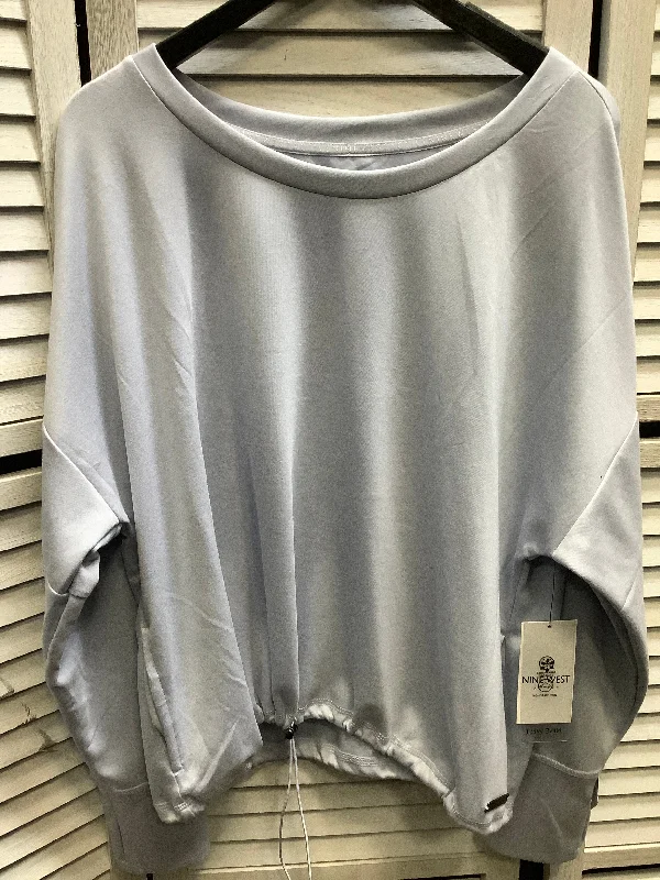 Holiday Sale Top Long Sleeve By Nine West In Blue, Size: 3x