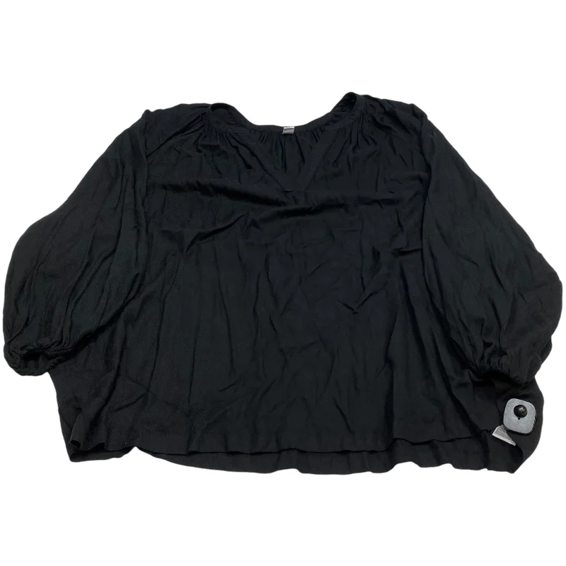 Special Buy Top Long Sleeve By Old Navy In Black, Size: 4x