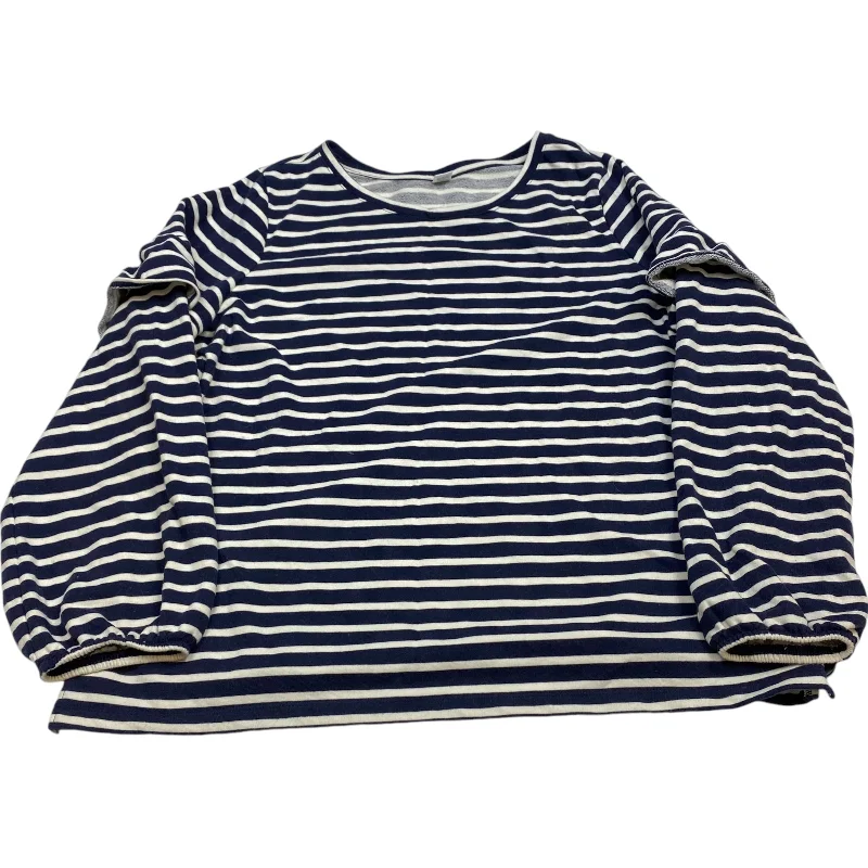 Online Only Top Long Sleeve By Old Navy In Blue, Size: Xl