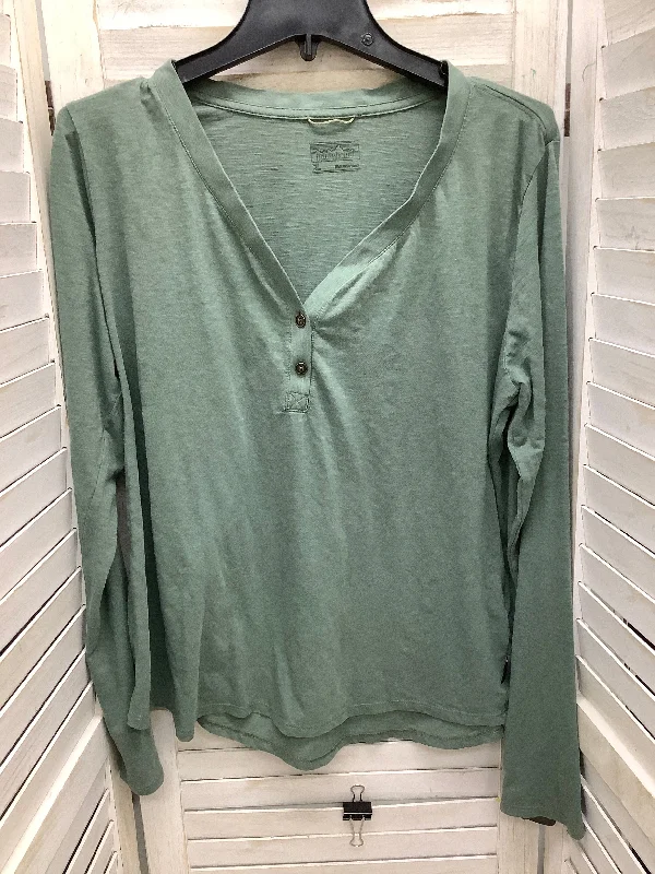 Instant Discount Top Long Sleeve By Patagonia In Green, Size: Xl