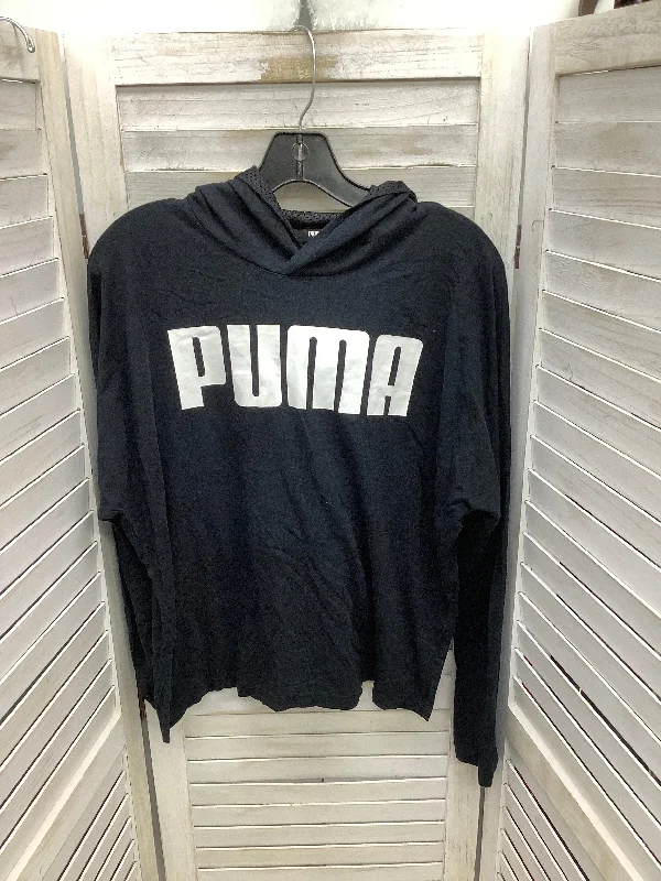 Price Blitz Top Long Sleeve By Puma In Black, Size: M