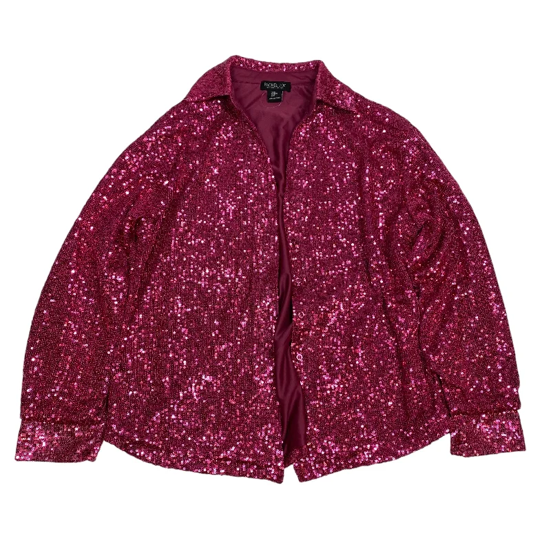 Blowout Deals Top Long Sleeve By Rachel Zoe In Pink, Size: M