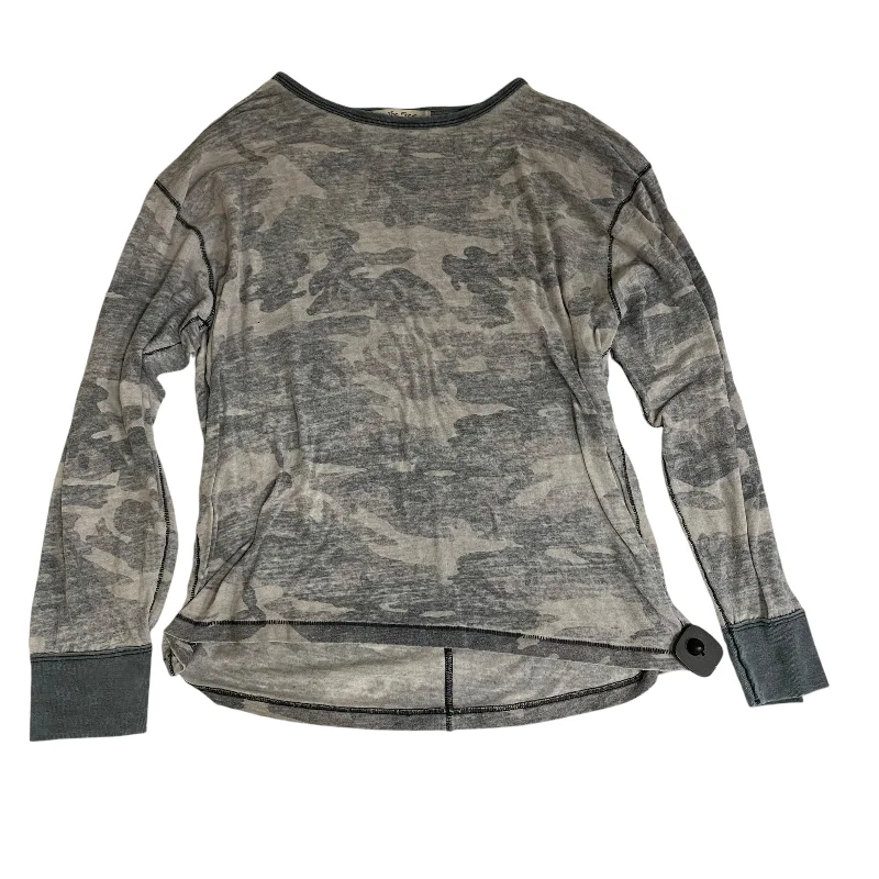 Overstock Top Long Sleeve By We The Free In Grey, Size: M
