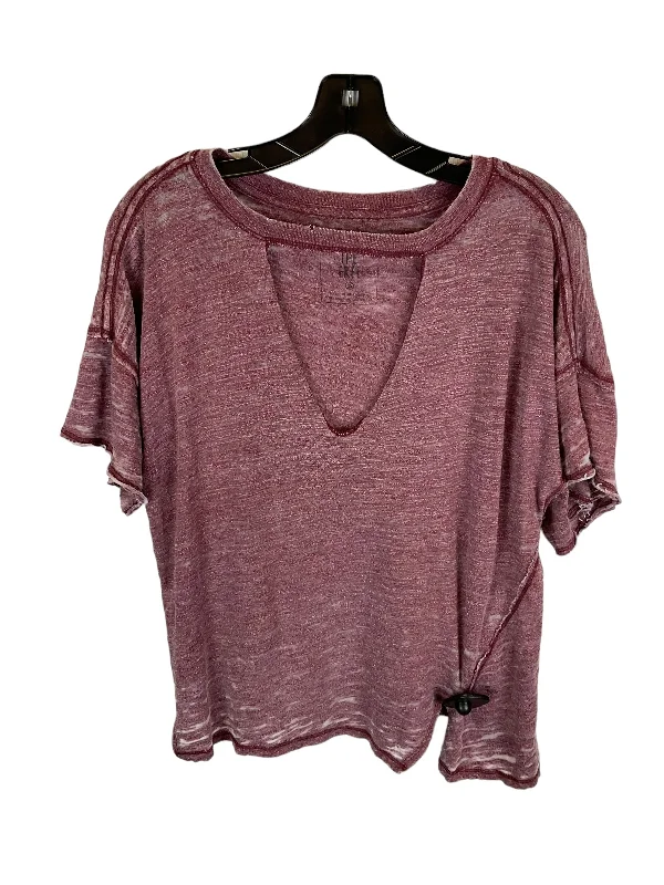 Hot Deal Top Short Sleeve By We The Free In Red, Size: Xs