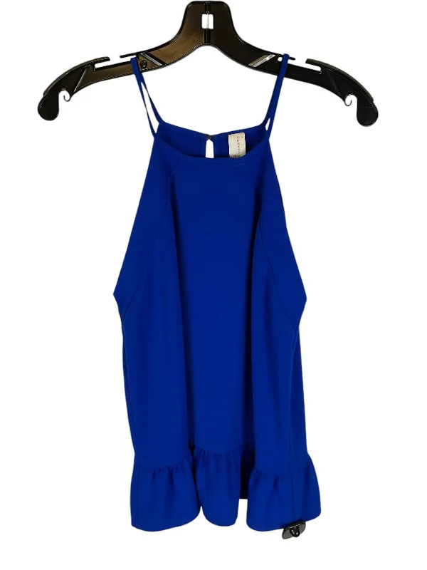 Big Savings Top Sleeveless By Amanda Uprichard In Blue, Size: M