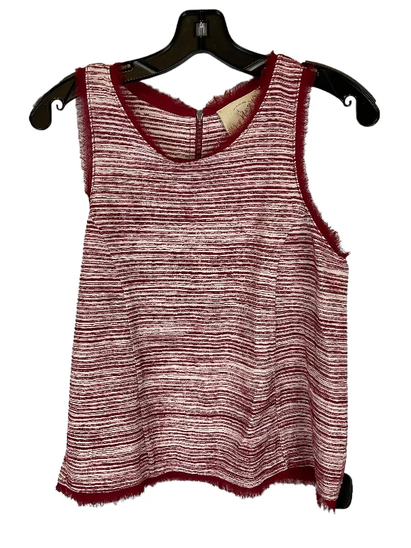 Low Prices Top Sleeveless By Anthropologie In Red, Size: S
