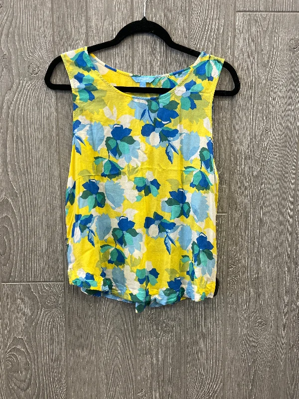Flash Sale Top Sleeveless By Draper James In Yellow, Size: L