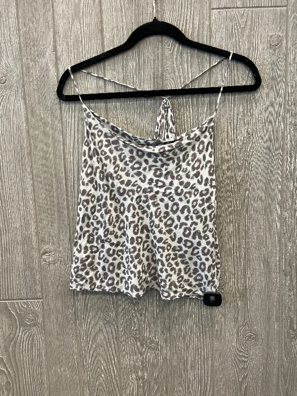 Unbeatable Prices Top Sleeveless By Fate In Animal Print, Size: L