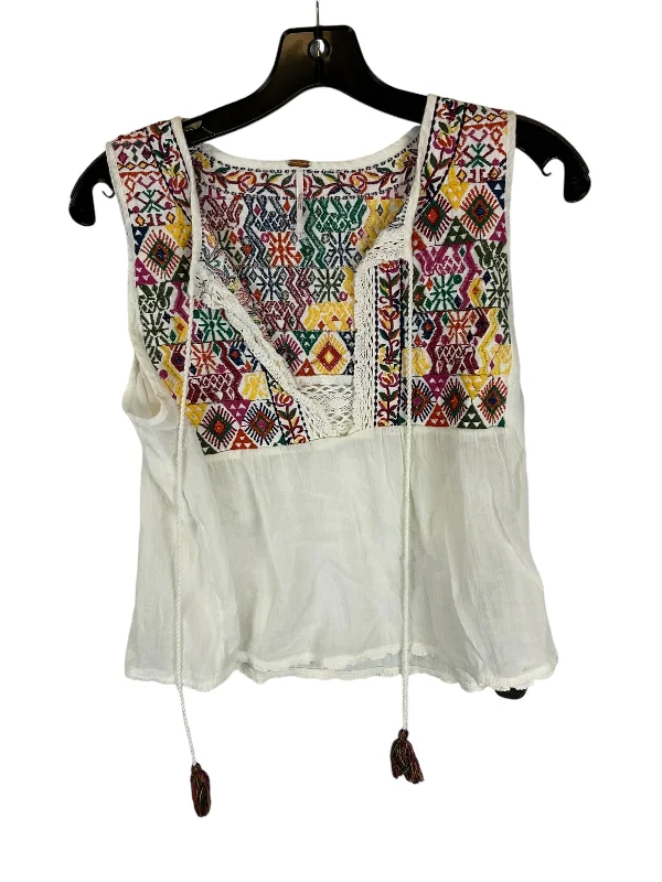 Price Drop Top Sleeveless By Free People In White, Size: S