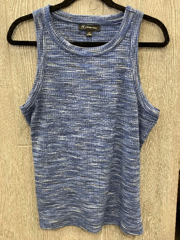 Don't Wait Top Sleeveless By Inc In Blue, Size: Xl