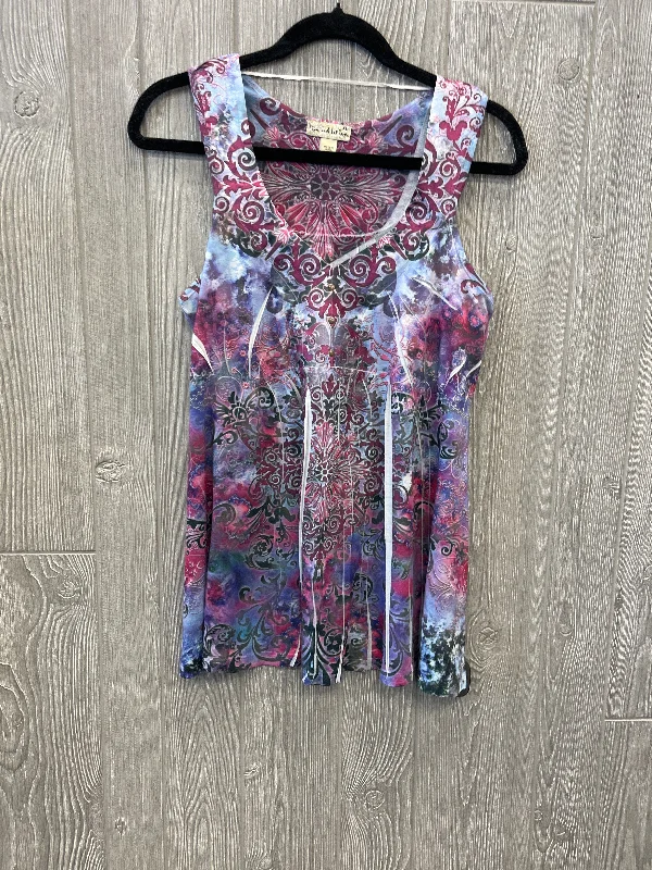 Online Only Top Sleeveless By Live And Let Live In Purple, Size: Xl