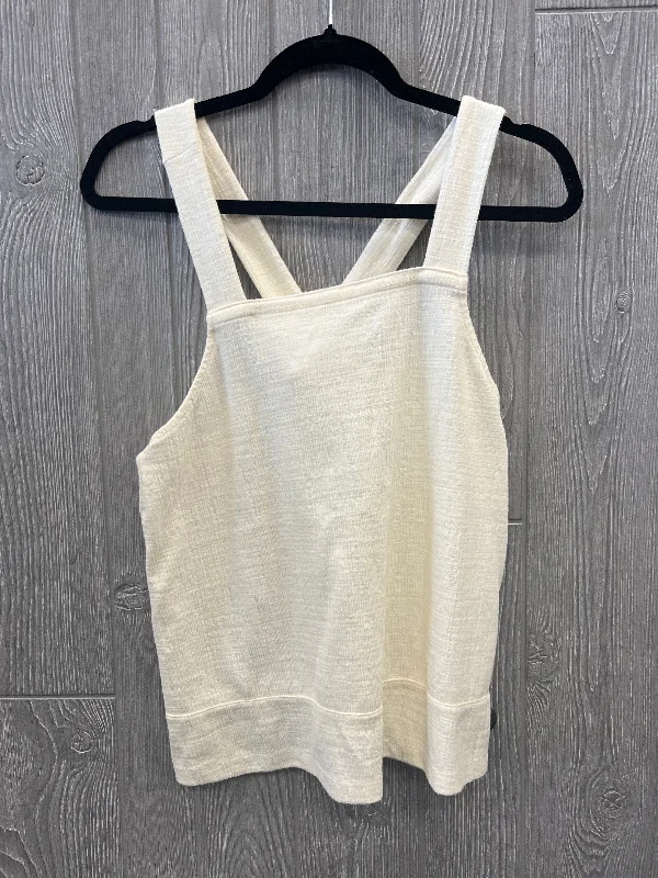 Daily Specials Top Sleeveless By Madewell In Cream, Size: M