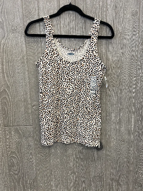 Discount Deals Top Sleeveless By Old Navy In Animal Print, Size: S