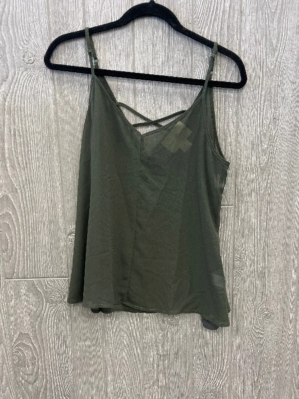 Mega Sale Top Sleeveless By Wishful Park In Green, Size: M