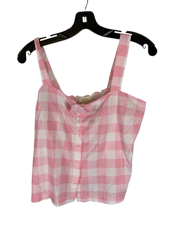 Take Advantage Top Sleeveless Designer By Kate Spade In Pink, Size: M