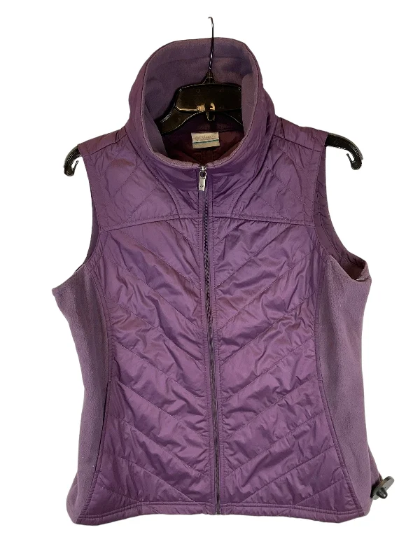 Don't Wait Vest Designer By Columbia In Purple, Size: L