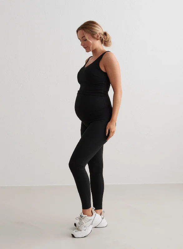 Price Reduction Black Sense Maternity Tights