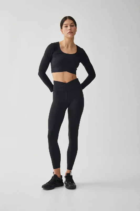 Shop and Save Crossover Ankle Length Legging 227