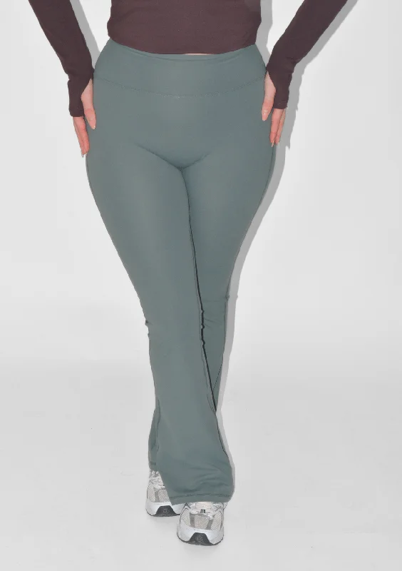 Mega Sale Flared Leggings - Olive