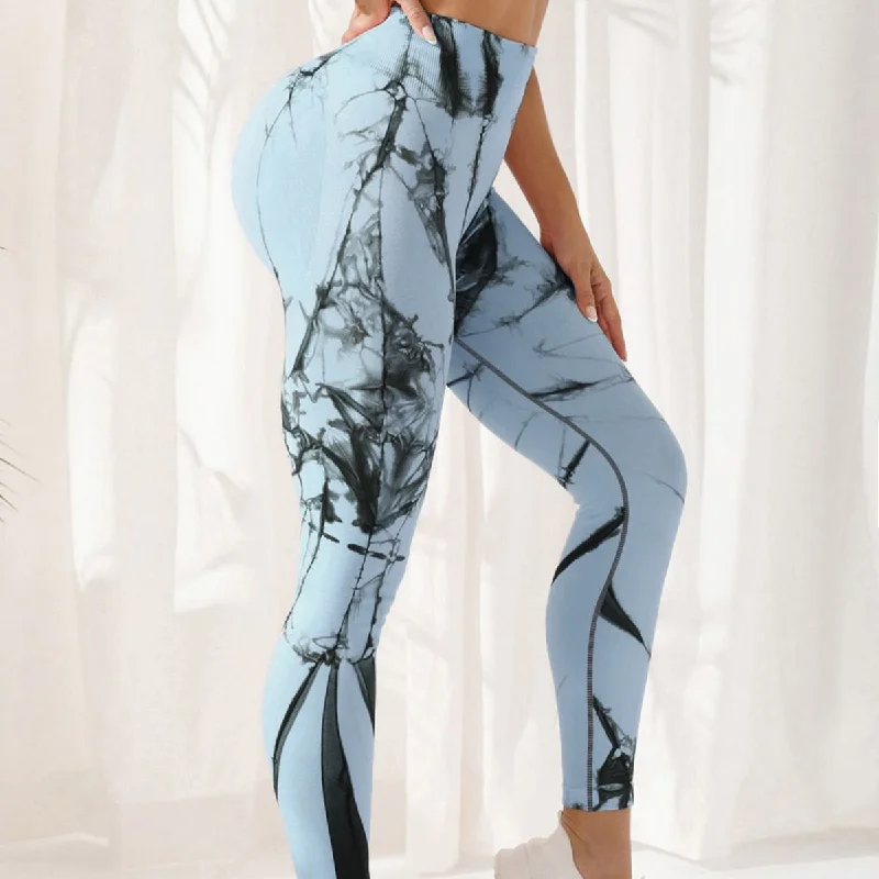 Mega Sale High Waist Leggings for Women, Tie-Dye Spandex Yoga Pants - Comfortable for Running and Fitness Mega Sale High Waist Leggings for Women, Tie-Dye Spandex Yoga Pants - Comfortable for Running and Fitness