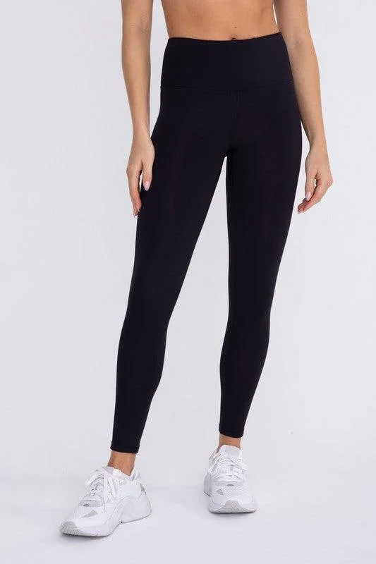Super Savings Mono B Jacquard Ribbed High-Waisted Leggings