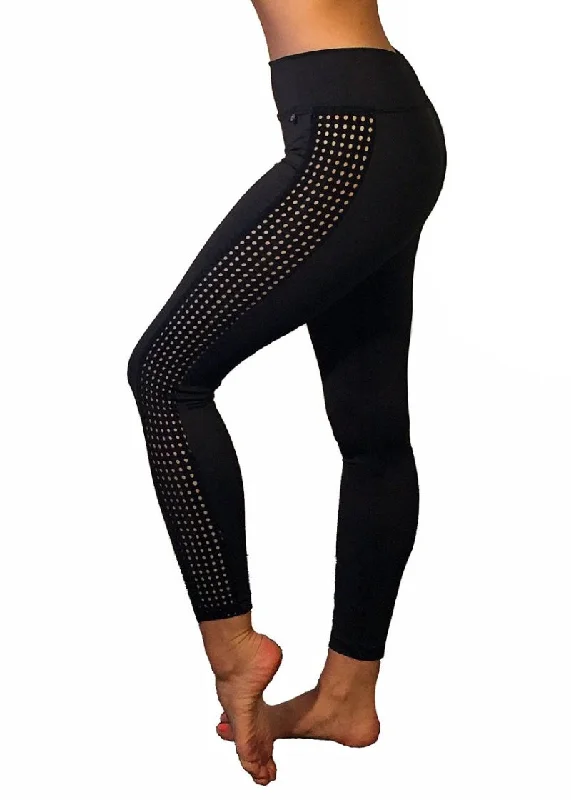Final Sale ON SALE Dot Mesh Leggings