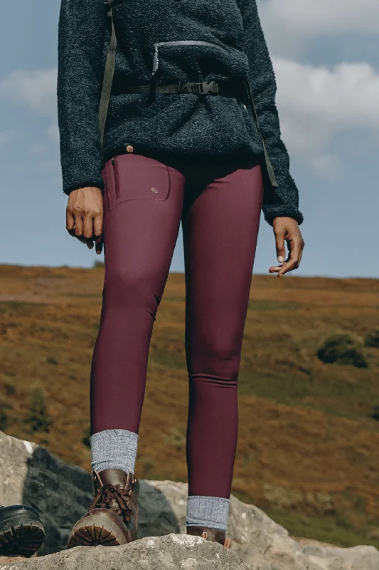 Extra Savings Outdoor Softshell Leggings - Aubergine