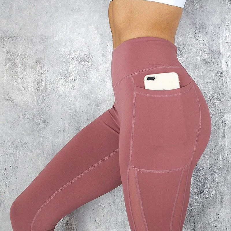 Major Savings CHRLEISURE High Waist Pocket Leggings - Solid Color Workout Leggings for Women Major Savings CHRLEISURE High Waist Pocket Leggings - Solid Color Workout Leggings for Women
