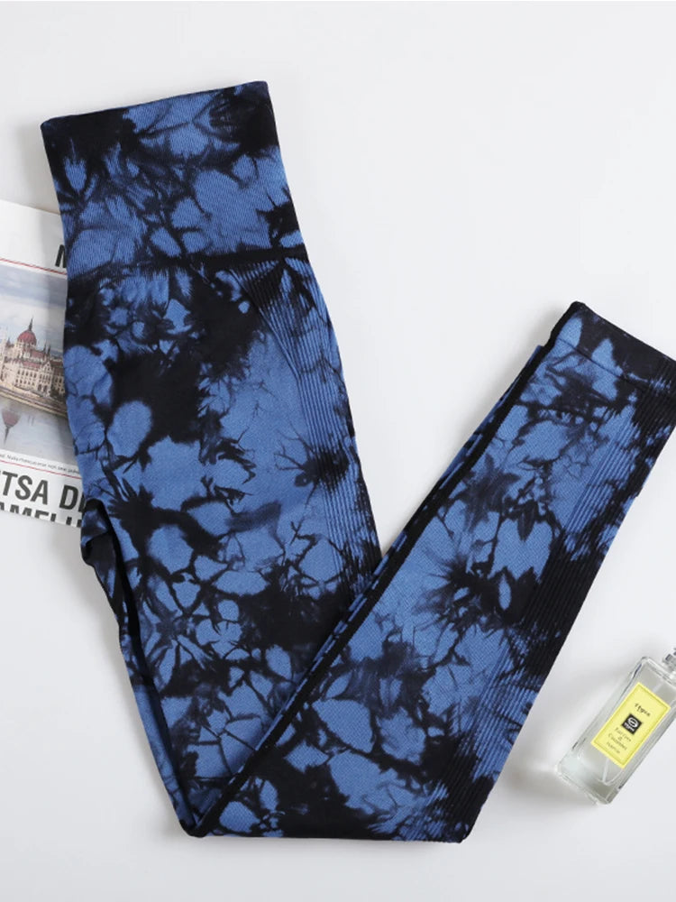 Tiedyed Blue Black