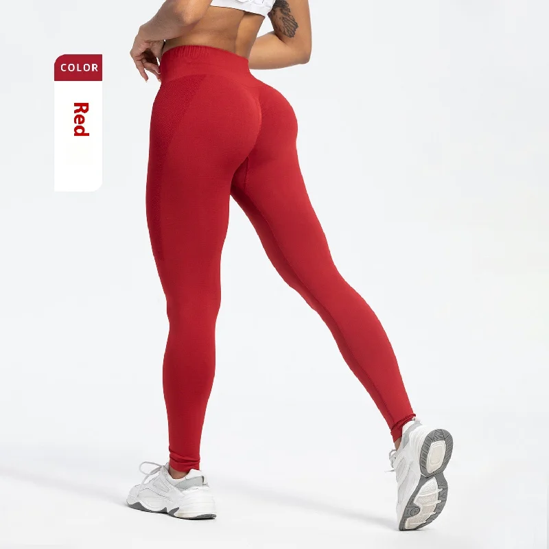 Extra Savings European And American Sports Seamless Hip Raise Yoga Pants Women