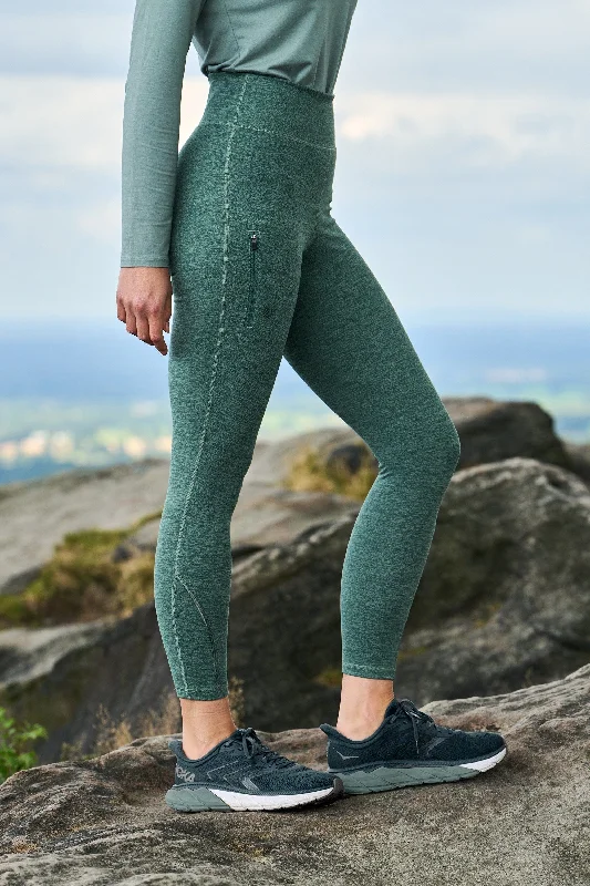 Price Smash Thermal Outdoor Leggings - 7/8 Length - Laurel