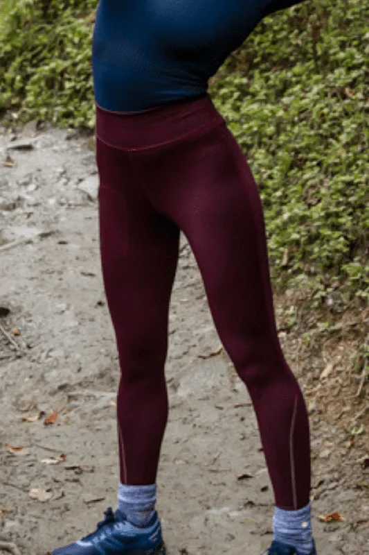 Price Drop Alert Thermal Outdoor Leggings - Aubergine