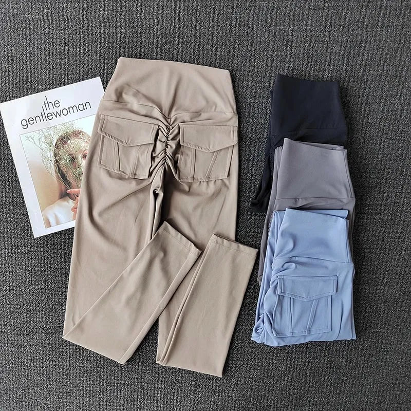 Clearance Items Flattering & Comfy Fitness & Yoga High Waist Leggings w/Pockets