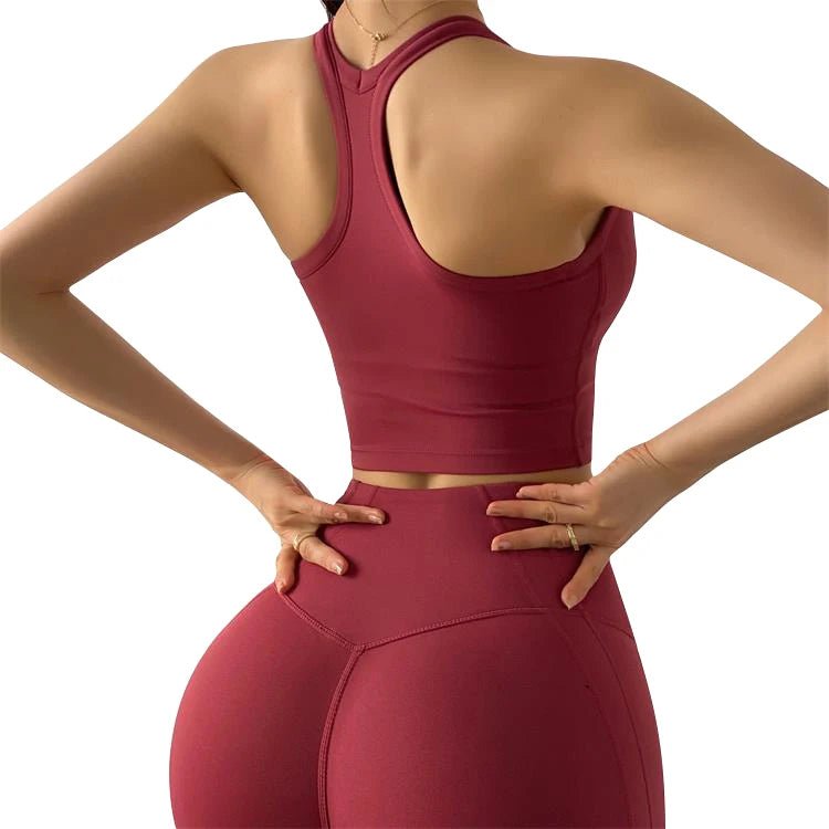 Special Price Women's Performance Activewear Set - Tummy Control Flexible Exercise Tights and Sports Bra Set