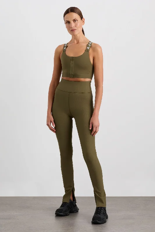Discount Mania Zip Hem Full Length Legging 205